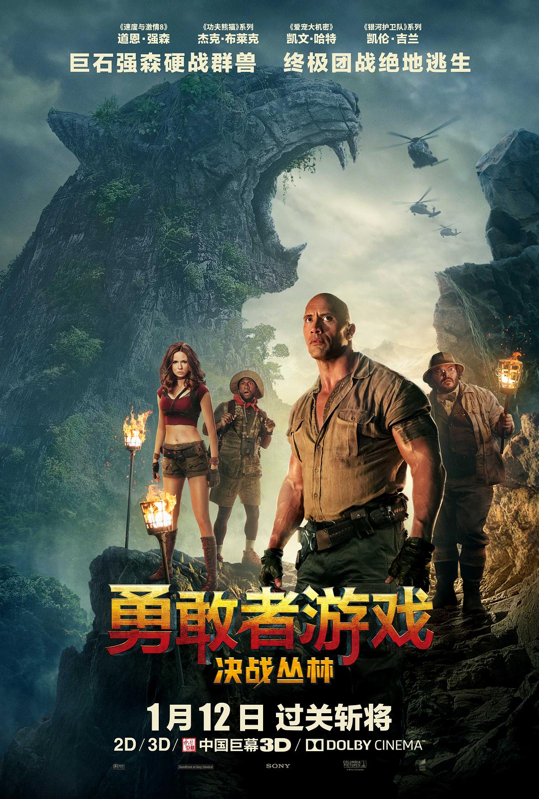 勇敢者游戏:决战丛林 Jumanji: Welcome to the Jungle